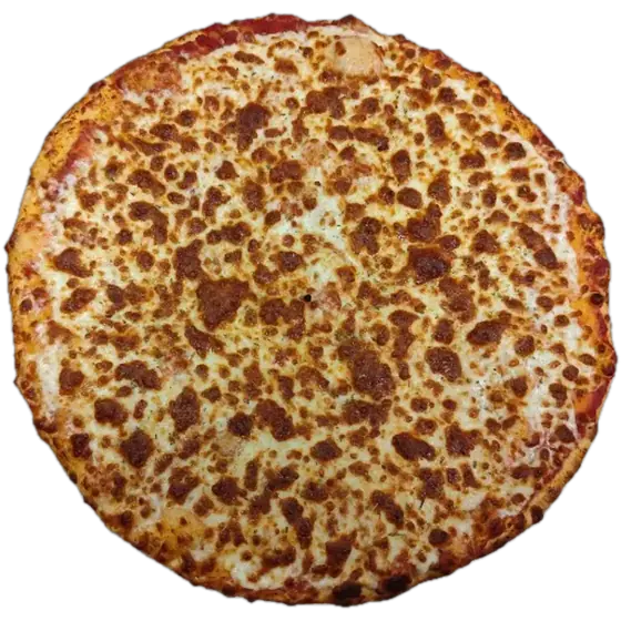 Pizza Marguerita vue de dessus